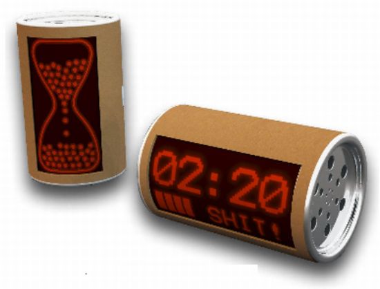 cardboard clock 01