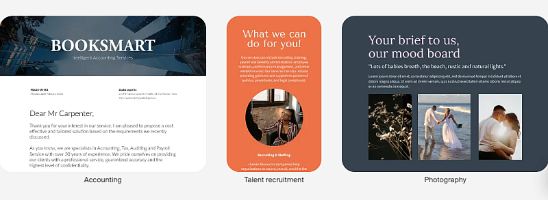 Tailored Templates